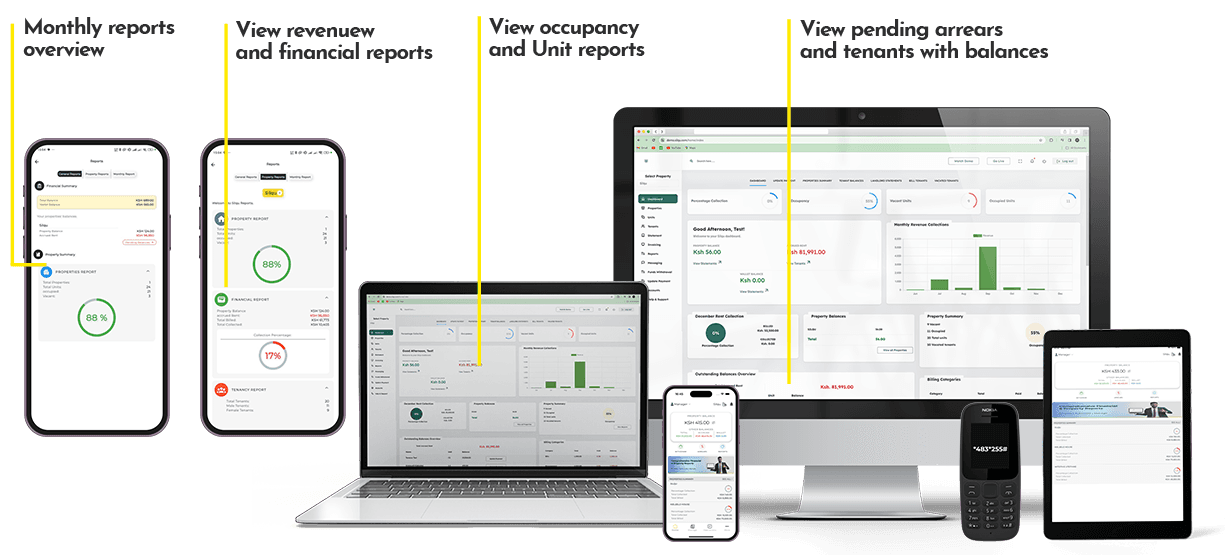 Document management dashboard interface